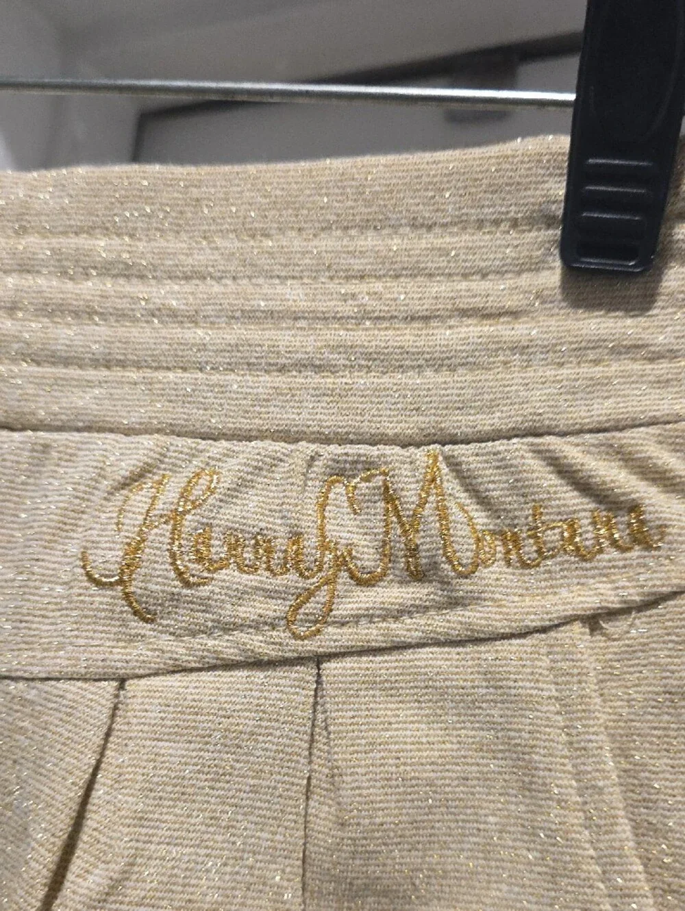 Gold-Trim Girl's Casual Shorts